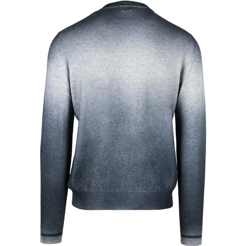 Grigio/Giallo Sweater for Men , male, Sizes: M, L - Ballantyne - Modalova