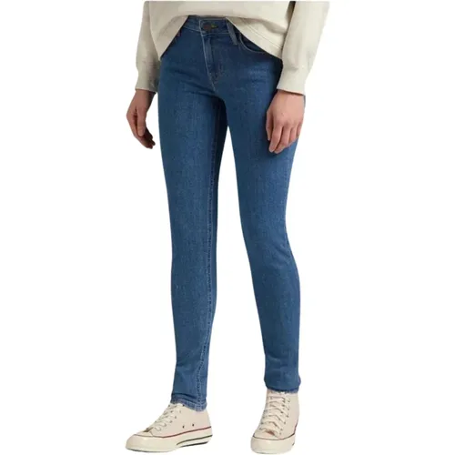 Skinny Jeans , Damen, Größe: W27 L31 - Lee - Modalova