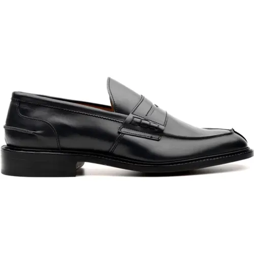 Leather Moccasins James Model , male, Sizes: 6 UK, 10 UK, 9 1/2 UK, 8 UK, 7 UK - Tricker's - Modalova