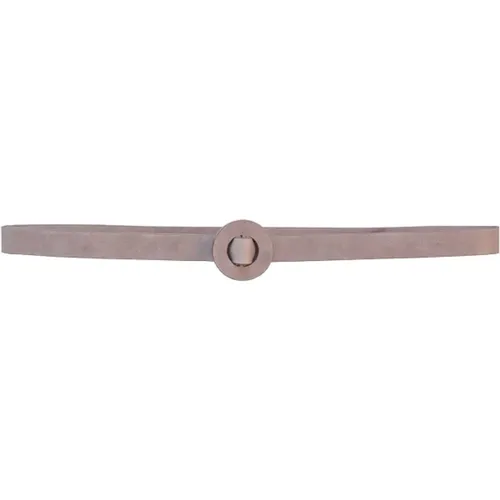 Lavender Leather Thin Belt , female, Sizes: ONE SIZE - Cortana - Modalova