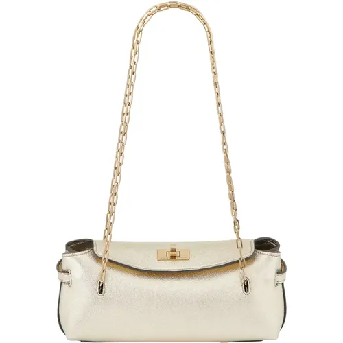 Mini Waverley Metallic Leather Shoulder Bag , female, Sizes: ONE SIZE - Anya Hindmarch - Modalova