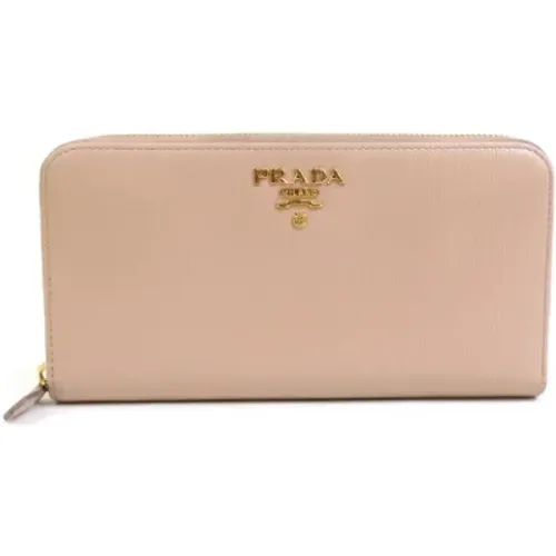 Pre-owned Leather wallets , female, Sizes: ONE SIZE - Prada Vintage - Modalova