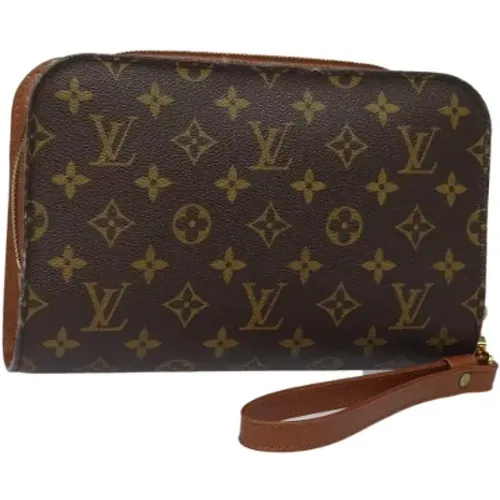 Pre-owned Canvas clutches , female, Sizes: ONE SIZE - Louis Vuitton Vintage - Modalova