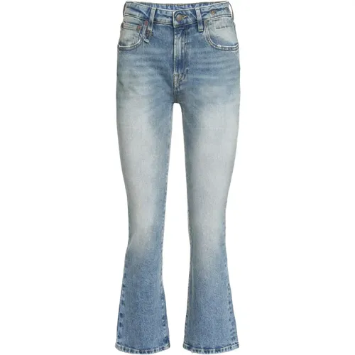 Ausgebleichte Cropped Flared Jeans - R13 - Modalova