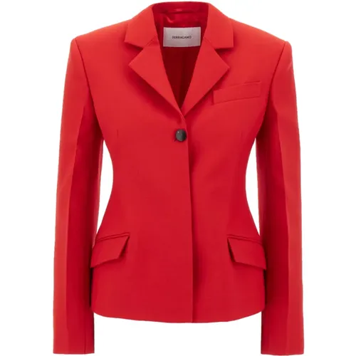 Jackets Vests , female, Sizes: XS - Salvatore Ferragamo - Modalova