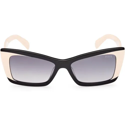 Acetat-Sonnenbrille für Frauen - EMILIO PUCCI - Modalova