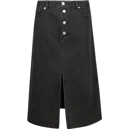 Denim Skirt Tennessee Washed , female, Sizes: S, XS - A.p.c. - Modalova