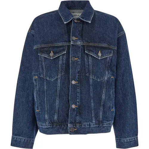 Stefano Jean Jacket in Pendulum , Herren, Größe: M - Agolde - Modalova