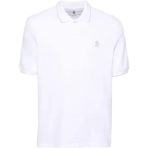 T-Shirts Polo Shirt for Men , male, Sizes: XL, L, M, S - BRUNELLO CUCINELLI - Modalova
