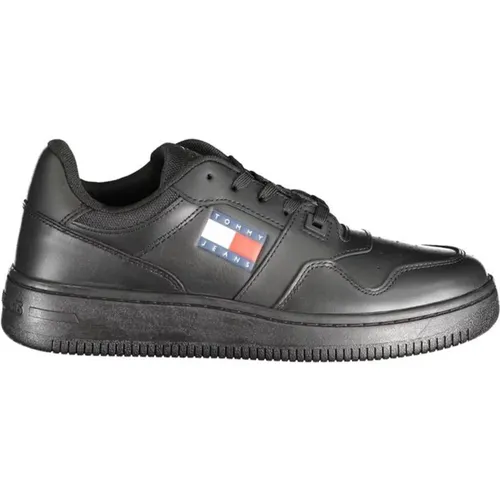 Lace-Up Sneakers with Contrast Details , female, Sizes: 3 UK, 7 UK, 8 UK, 5 UK, 4 UK, 6 UK - Tommy Hilfiger - Modalova