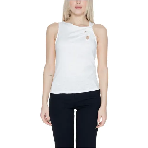 Knoten Tank Top Kollektion: Frühling/Sommer 100% Baumwolle , Damen, Größe: XL - Jacqueline de Yong - Modalova