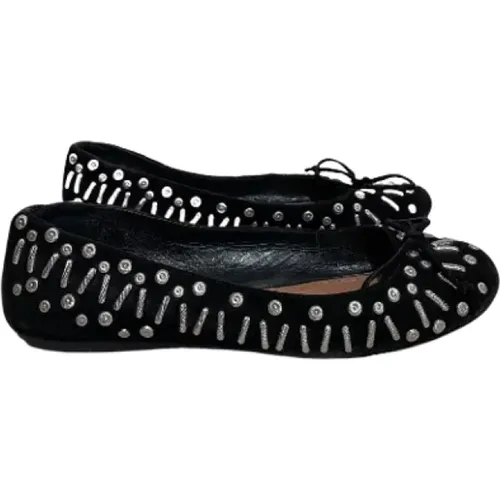 Pre-owned Suede flats , female, Sizes: 2 UK - Alaïa Pre-owned - Modalova