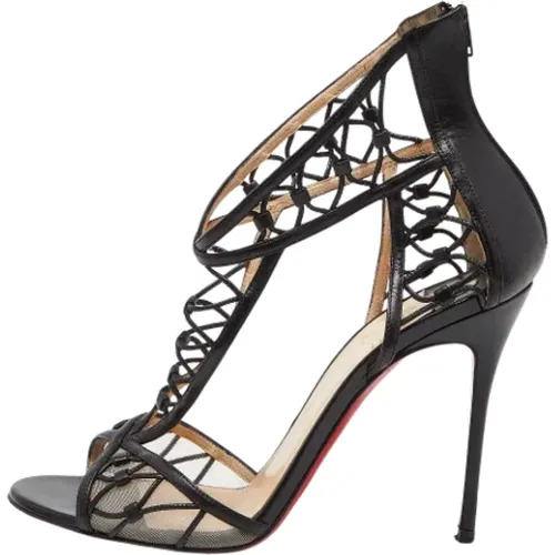 Pre-owned Leather sandals , female, Sizes: 6 UK - Christian Louboutin Pre-owned - Modalova