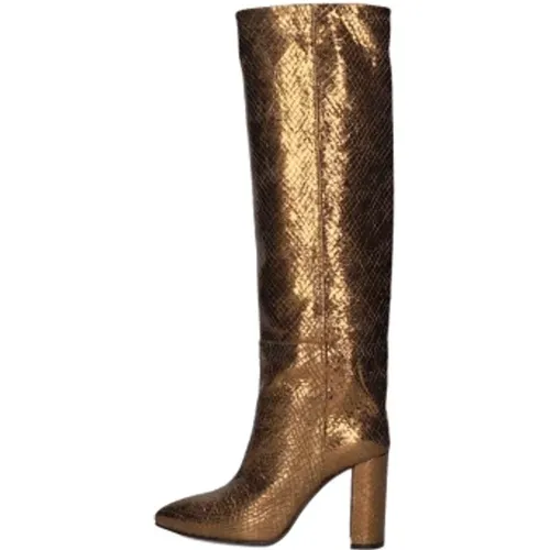 Modische Bronze Kniehohe Stiefel - Toral - Modalova