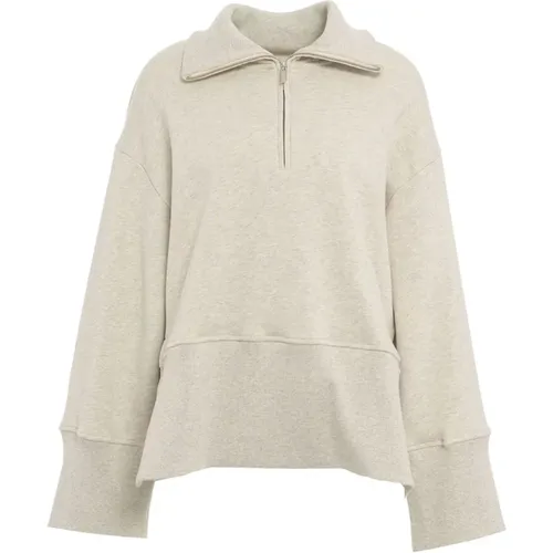 Grauer Sweatshirt Aw24 , Damen, Größe: XS - closed - Modalova