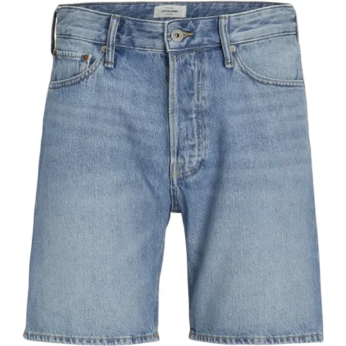 Denim-Shorts für stylischen Sommer-Look , Herren, Größe: S - jack & jones - Modalova