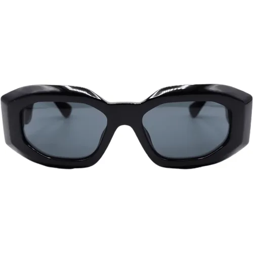 Stilvolle quadratische Sonnenbrille für Männer , Herren, Größe: 54 MM - Versace - Modalova