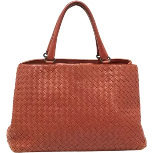 Pre-owned Leather totes , female, Sizes: ONE SIZE - Bottega Veneta Vintage - Modalova