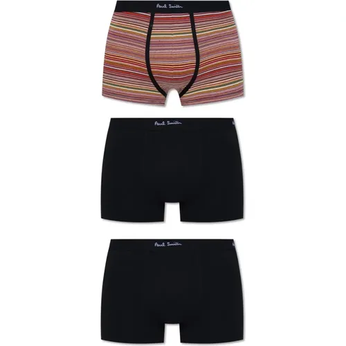 Branded boxers 3-pack , male, Sizes: XL, S, L, M, 2XL - Paul Smith - Modalova