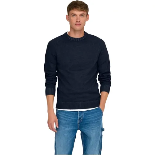 Herren Rundhals Pullover - Only & Sons - Modalova