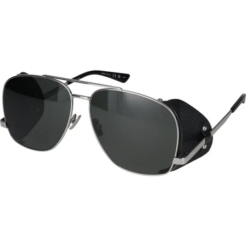 Leder Spoiler Sonnenbrille SL 653,Leder Spoiler Sonnenbrille - Saint Laurent - Modalova
