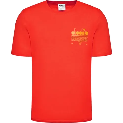 Short Sleeve T-Shirt , male, Sizes: M, S, XL, XS, L - Diadora - Modalova