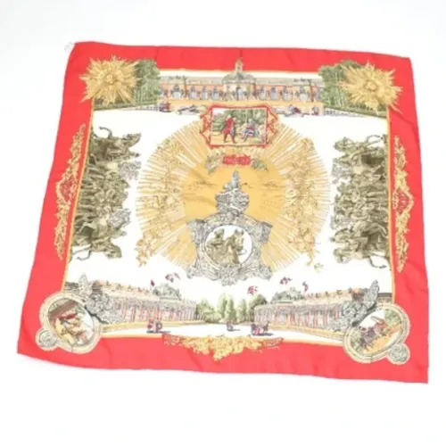 Pre-owned Silk scarves , female, Sizes: ONE SIZE - Hermès Vintage - Modalova