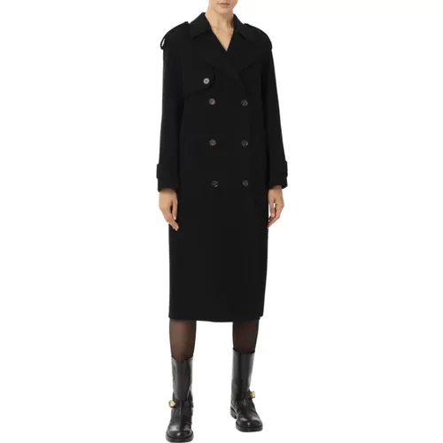 Midi Coat , female, Sizes: M - Elisabetta Franchi - Modalova