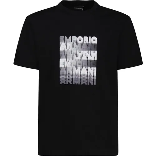 Classic Cotton T-Shirt , male, Sizes: 3XL, XL, L - Emporio Armani - Modalova