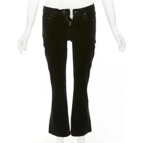 Pre-owned Cotton bottoms , female, Sizes: S - Yves Saint Laurent Vintage - Modalova