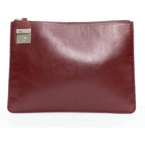 Pre-owned Leather clutches , female, Sizes: ONE SIZE - Celine Vintage - Modalova