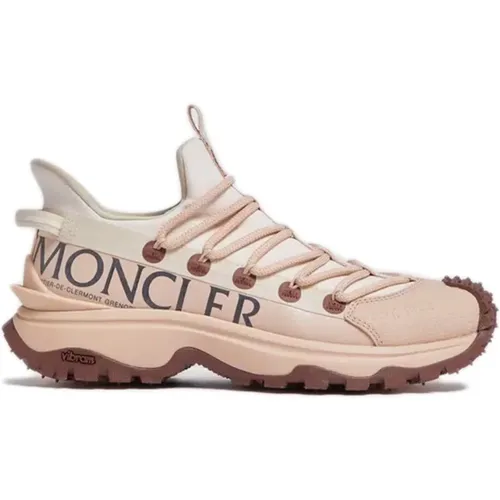 Sneakers with Reflective Laces , female, Sizes: 4 UK, 6 UK, 5 UK, 7 UK, 3 UK - Moncler - Modalova