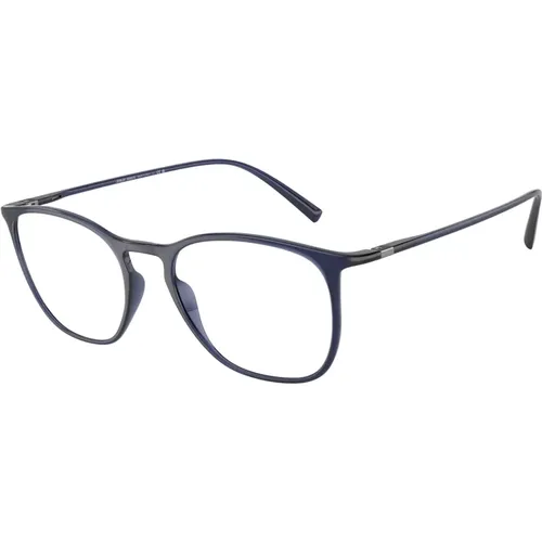 Stilvolle Brille Ar7202 in Blau,AR7202 Brille - Giorgio Armani - Modalova