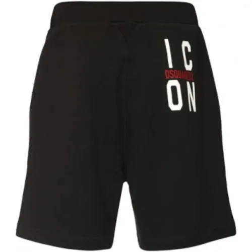 Relaxed Fit Cotton Shorts , male, Sizes: XS - Dsquared2 - Modalova