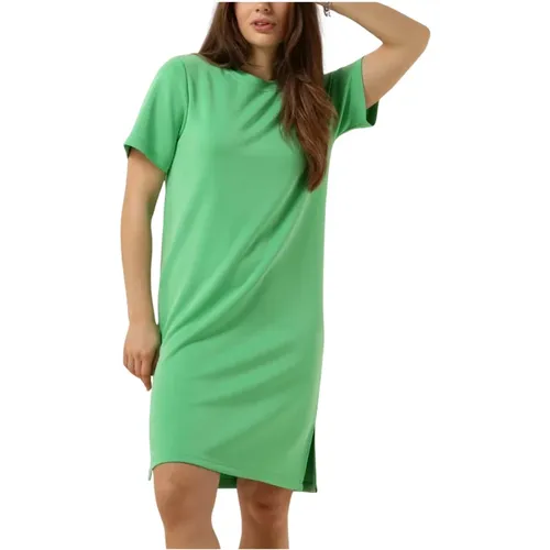 Grünes Midi-Kleid Ellemw , Damen, Größe: L - My Essential Wardrobe - Modalova