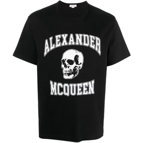 T-shirts and Polos , male, Sizes: M, S, XL, L - alexander mcqueen - Modalova