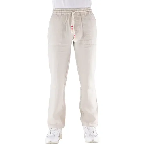 Straight Trousers , male, Sizes: XL, L, M, S - MC2 Saint Barth - Modalova