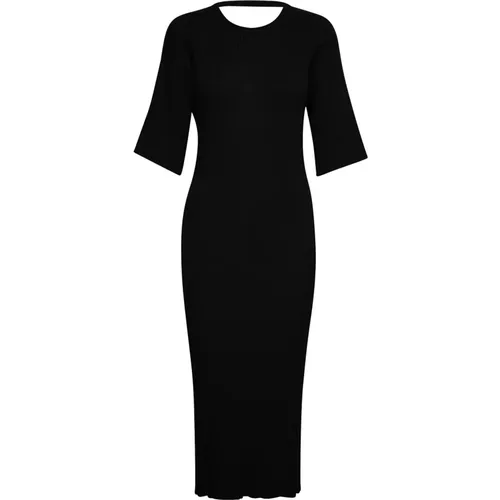 Elegantes Schwarzes Hubertasz Kleid , Damen, Größe: L - Saint Tropez - Modalova