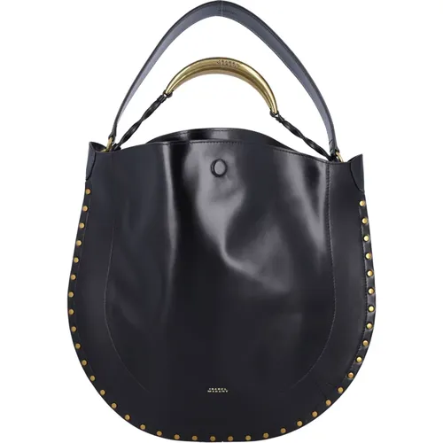 Schwarz Gold Oskan Hobo Handtasche - Isabel marant - Modalova