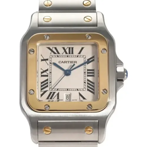 Pre-owned Gold watches , male, Sizes: ONE SIZE - Cartier Vintage - Modalova