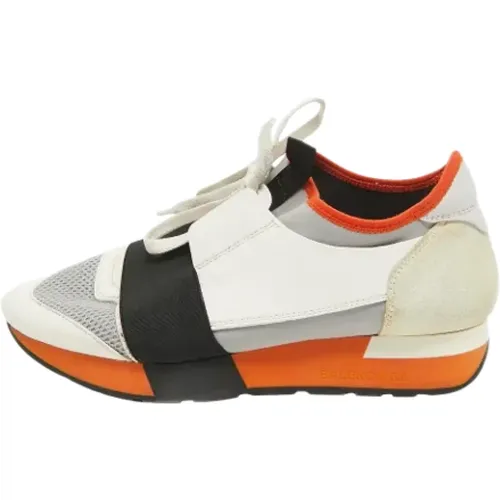 Pre-owned Leather sneakers , female, Sizes: 4 UK - Balenciaga Vintage - Modalova