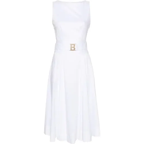 Women's Clothing Dress Bianco Ss24 , female, Sizes: M, S - Blugirl - Modalova