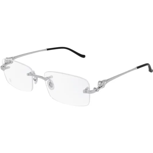 Elegant Optical Glasses Frame , unisex, Sizes: 56 MM - Cartier - Modalova