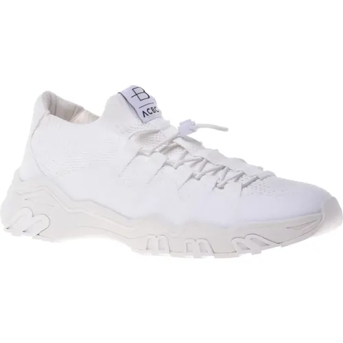 Sneaker in cream eco-leather , Herren, Größe: 44 EU - Baldinini - Modalova