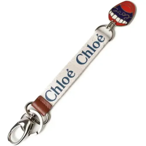 Pre-owned Fabric key-holders , female, Sizes: ONE SIZE - Chloé Pre-owned - Modalova