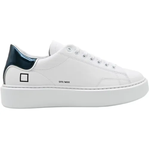 Mirror Blue Sneakers , male, Sizes: 4 UK, 3 UK, 5 UK, 7 UK - D.a.t.e. - Modalova