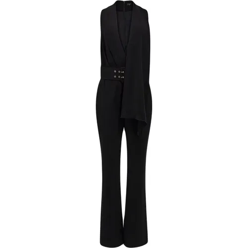 Schwarzer Svasata Jumpsuit , Damen, Größe: 3XL - Guess - Modalova