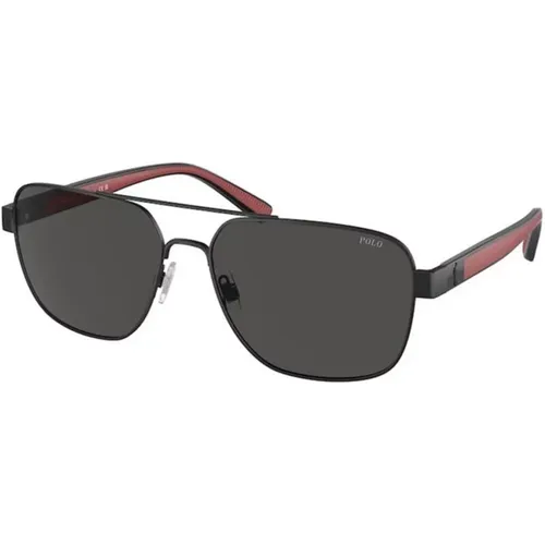 Stylische Sonnenbrille mit dunkelgrauen Gläsern - Polo Ralph Lauren - Modalova