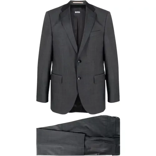 Wool Stretch Suit , male, Sizes: 3XL - Hugo Boss - Modalova