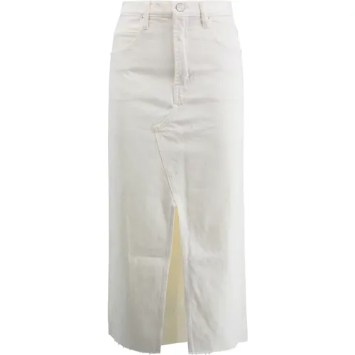A-Line Denim Skirt , female, Sizes: W24, W25, W32 - Frame - Modalova